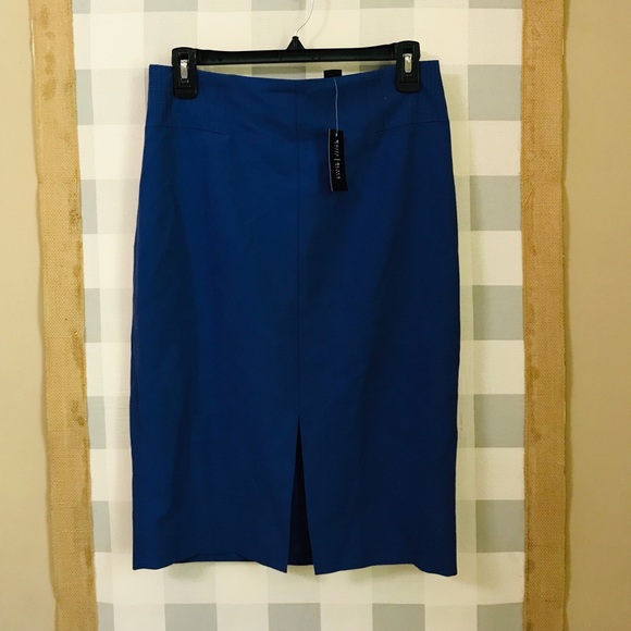 White House Black Market Dresses & Skirts - White House Black Market blue pencil skirt